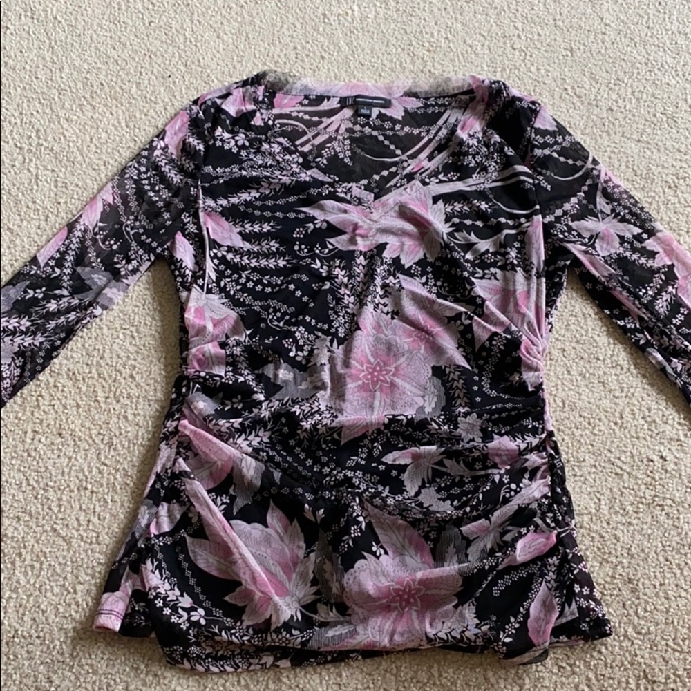 INC EUC size L 3/4 sleeve blouse worn once